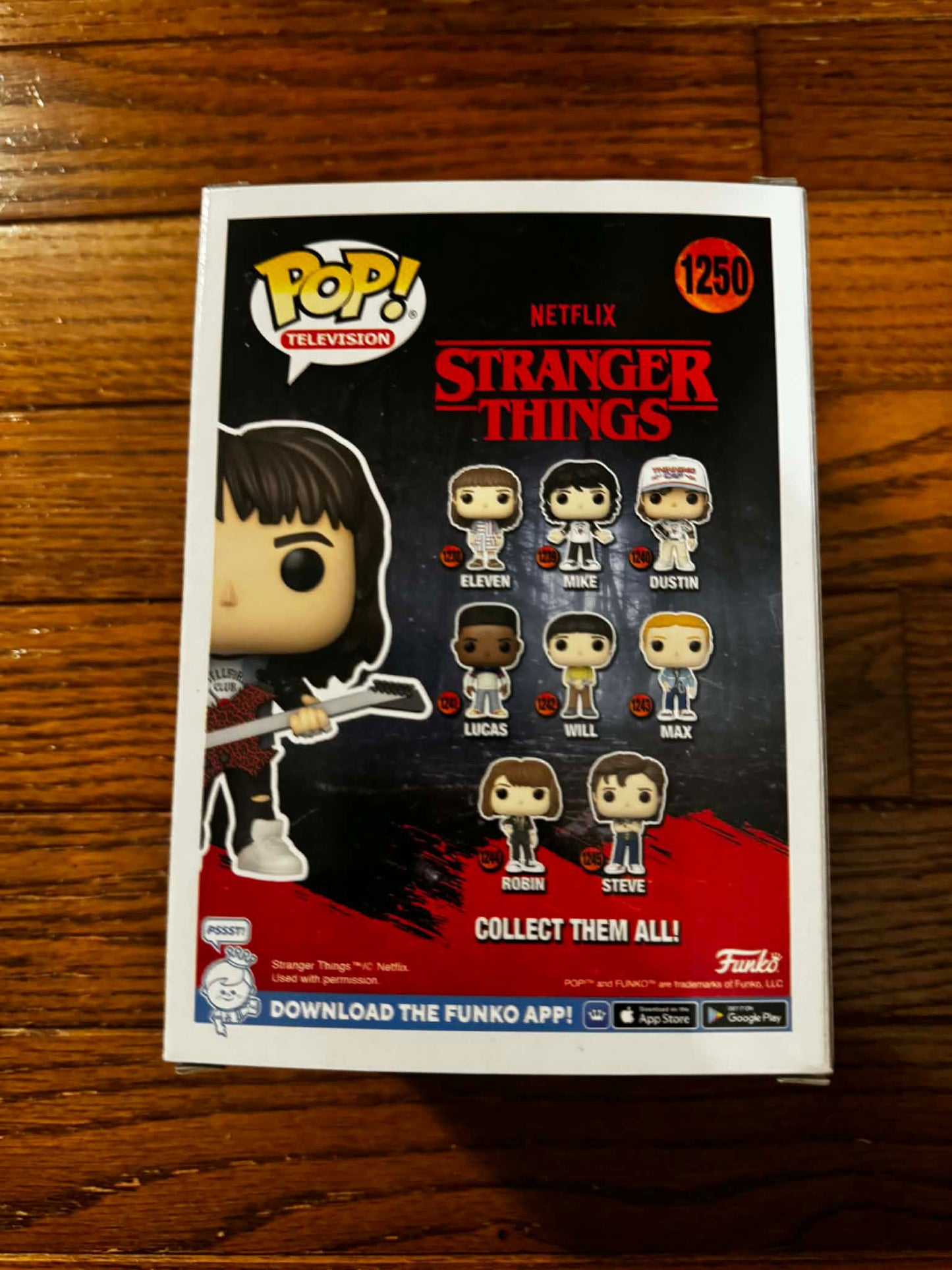 Funko Pop! Television: Stranger Things - Eddie #1250 [Target Exclusive - SIGNED BY JOSEPH QUINN]