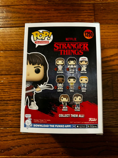 Funko Pop! Television: Stranger Things - Eddie #1250 [Target Exclusive - SIGNED BY JOSEPH QUINN]
