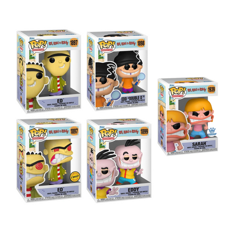 Funko Pop! Animation: Ed, Edd N' Eddy - Ed / Edd "Double D" / Eddy / Sarah [Funko Shop Exclusive]
