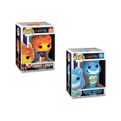 Funko Pop! Disney: Elemental - Ember Lumen / Wade Ripple *PREORDER*