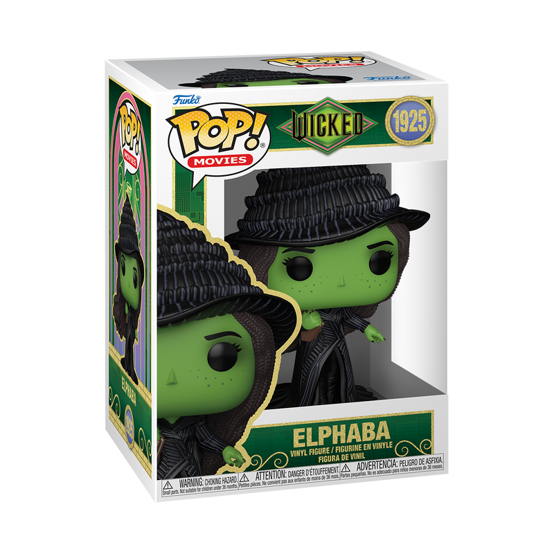 Funko Pop! Movies: Wicked For Good - Dorothy / Scarecrow / Elphaba with Grimmerie / Glinda (Blue Gown) / Glinda (Wedding Gown)