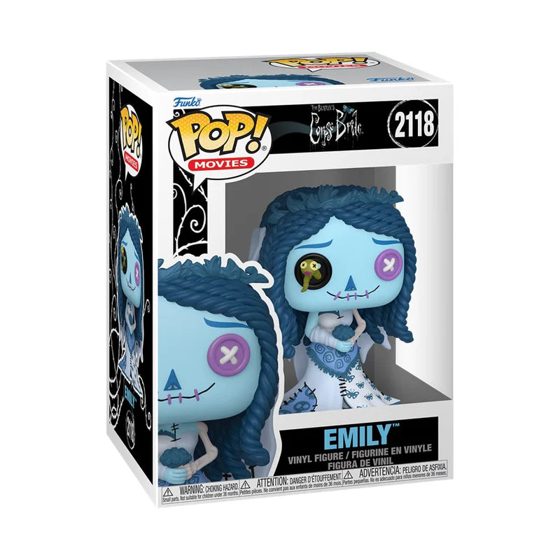 Funko Pop! Movies / Television (Patchwork) - Emily / Beetlejuice / Coraline / Wednesday *PREORDER*