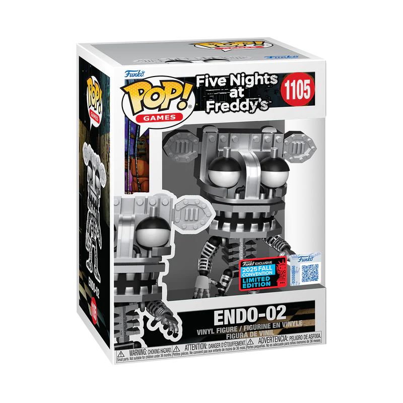 Funko Pop! Games: Five Nights at Freddys - Endo-02 #1105 [Shared Convention Sticker 2025 NYCC] *PREORDER*