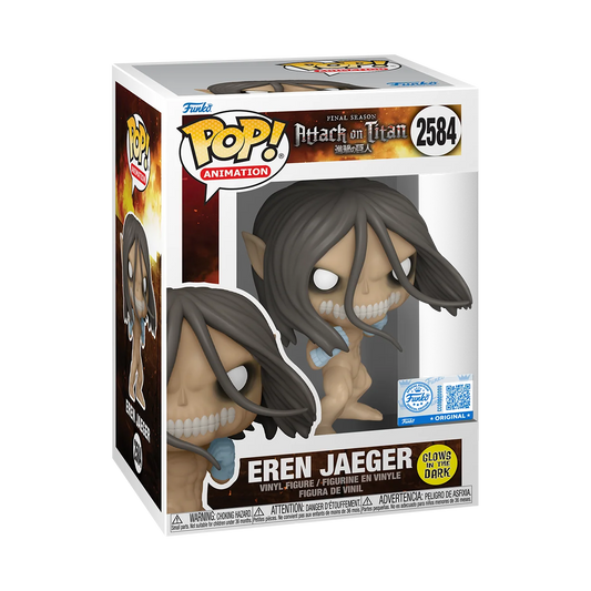 Funko Pop! Anime: Attack On Titan - Eren Jaeger #2584 [Funko Special Edition - Glow-In-The-Dark (GITD)] *PREORDER*