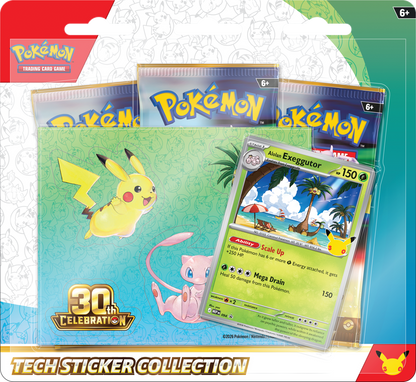 Pokemon TCG: 30th Celebration - Tech Sticker Collection *PREORDER*