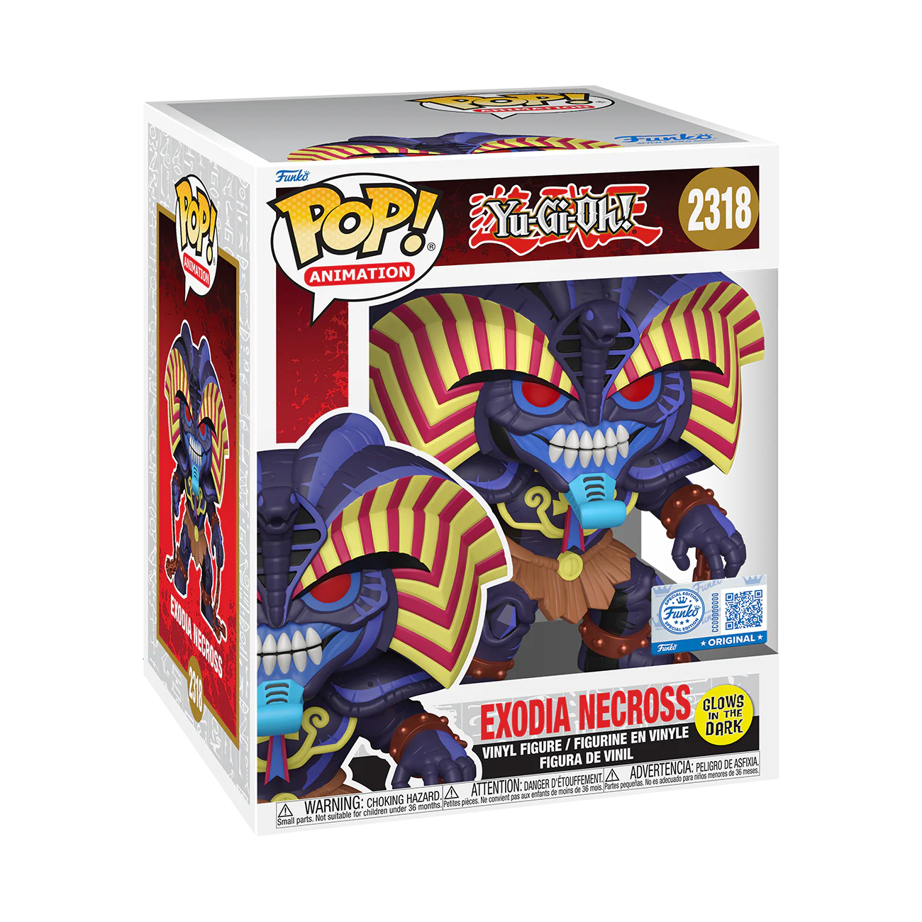 Funko Pop! Anime: Yu-Gi-Oh! - Deluxe 6" Exodia Necross #2318 [Funko Special Edition - Glow-In-The-Dark (GITD)] *PREORDER*