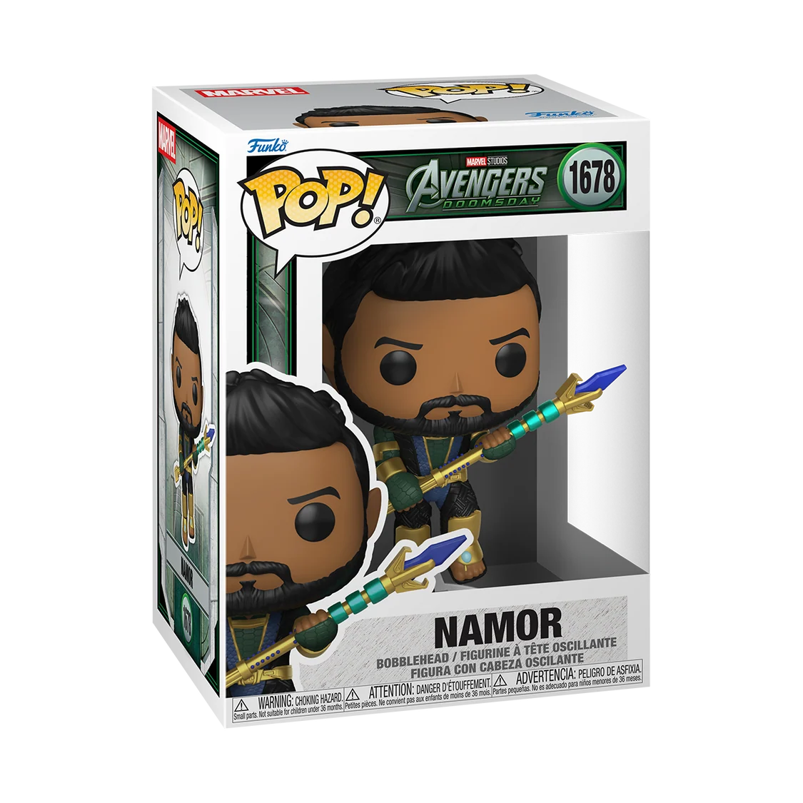 Funko Pop! Marvel: Avengers Doomsday - Steve Rogers / Mister Fantastic / Yelena Belova / Doctor Doom / Shang-Chi / Gambit / Namor / Cyclops / Magneto / Thor