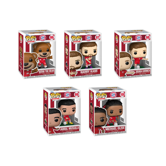 Funko Pop! Sports: FC Bayern Munchen - Berni The Bear / Harry Kane / Joshua Kimmich / Jamal Musiala / Michael Olise *PREORDER*