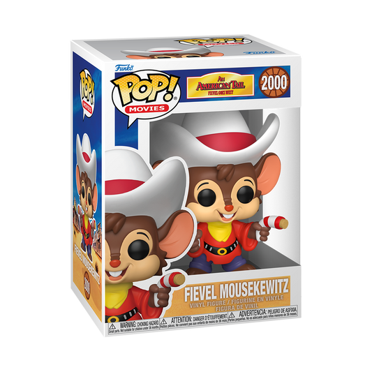 Funko Pop! Movies: An American Tail (Fievel Goes West) - Fievel Mousekewitz #2000 *PREORDER*