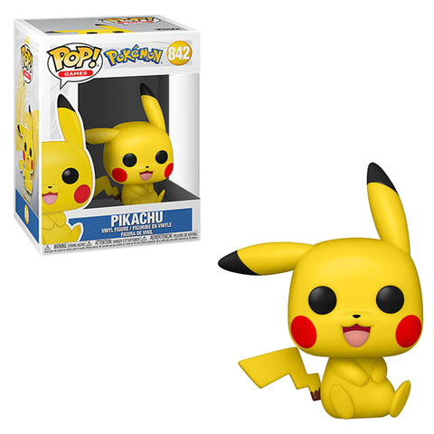 Funko Pop! Games: Pokemon - Pikachu (Sitting) #842