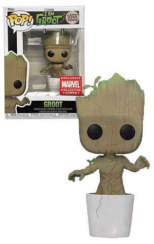 FUNKO POP! Marvel I Am Groot #1055 Groot Breaking Out [MARVEL COLLECTOR CORPS EXCLUSIVE]
