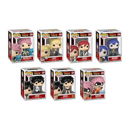 Funko Pop! Anime: Fairy Tail - Natsu with Happy / Lucy / Erza / Wendy / Gray / Natsu [Funko Special Edition] *PREORDER*