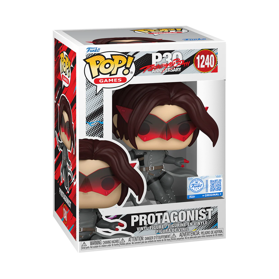 Funko Pop! Games: Persona (30th Anniversary) - Male Protagonist (3) / Female Protagonist (3) / Protagonist (4) / Protagonist (5) / Protagonist (5) [Exclusive] / Igor [Exclusive] *PREORDER*
