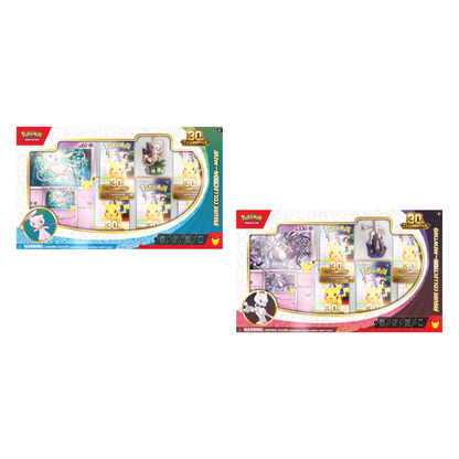 Pokemon TCG: 30th Celebration - Mew / Mewtwo Figure Collection Box Set *PREORDER*