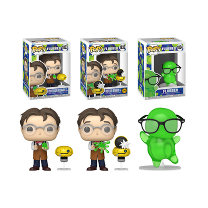 Funko Pop! Movies: Flubber - Professor Brainard with Weebo / Flubber with Glasses *PREORDER*