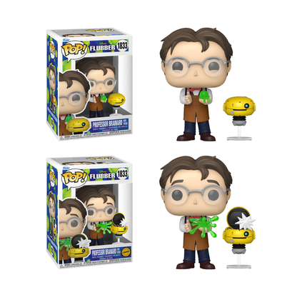 Funko Pop! Movies: Flubber - Professor Brainard with Weebo / Flubber with Glasses *PREORDER*