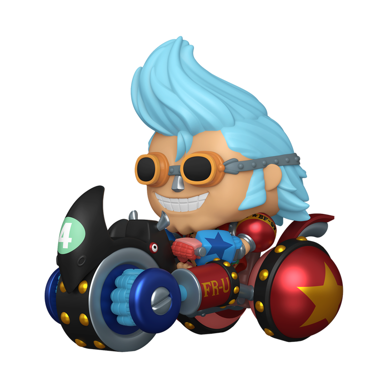 Funko Pop! Anime: One Piece - Deluxe Rides! Franky with Black