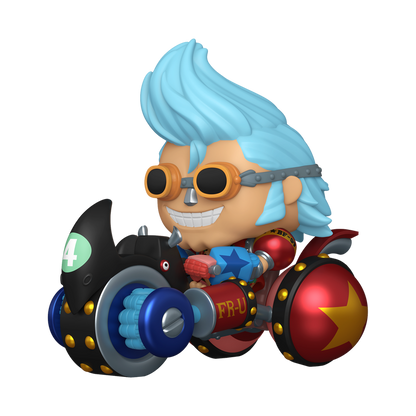 Funko Pop! Anime: One Piece - Deluxe Rides! Franky with Black