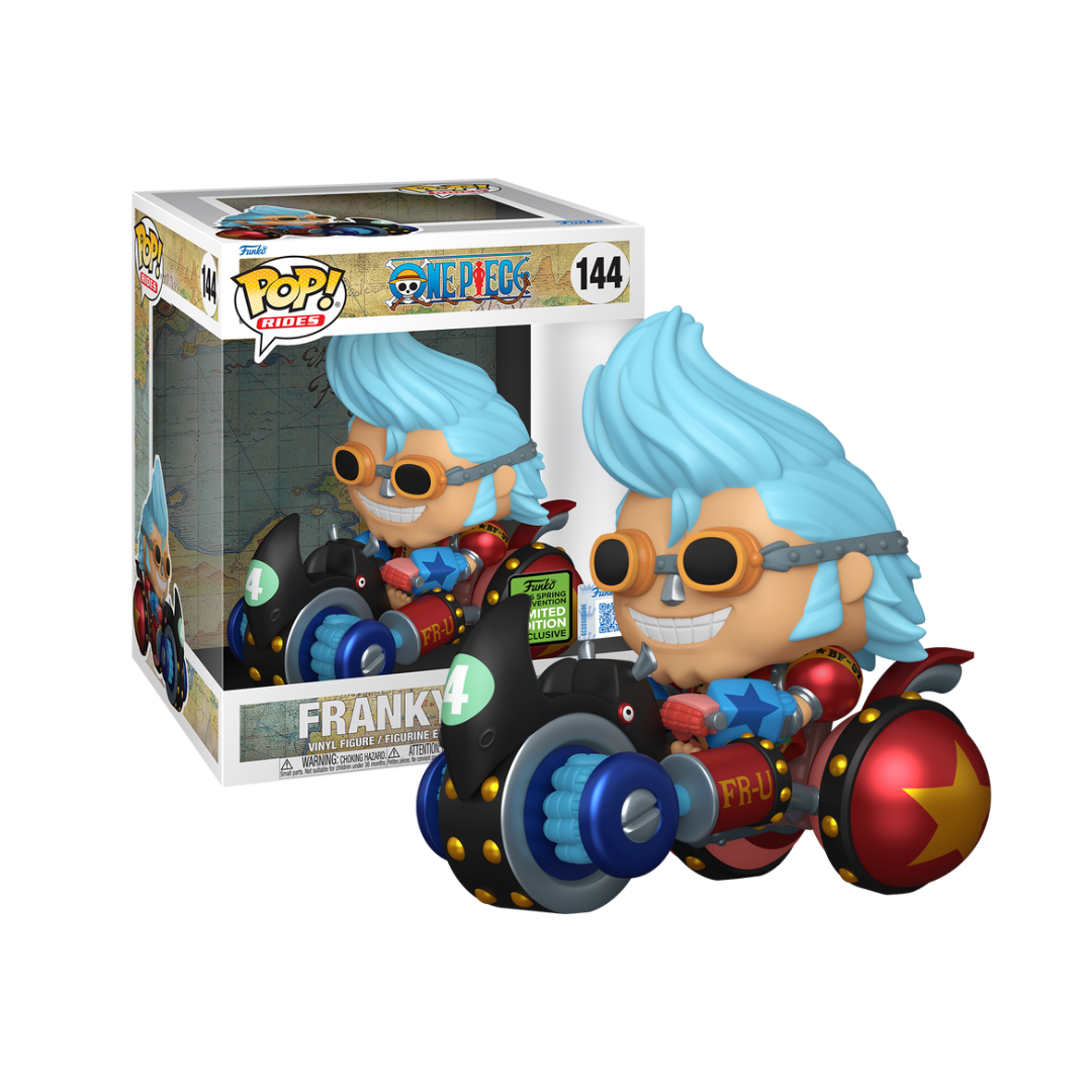 その他 CP-FRANKY Funko Pop! Anime: One Piece - Deluxe Rides! Franky with Black