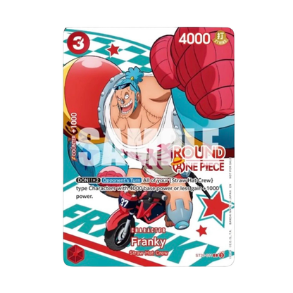 One Piece TCG: Round 1 Promos (English) - Monkey D. Luffy / Roronoa Zoro / Nami / Franky / Usopp / Tony Tony Chopper / Sanji / Nico Robin / Brook / Jinbe