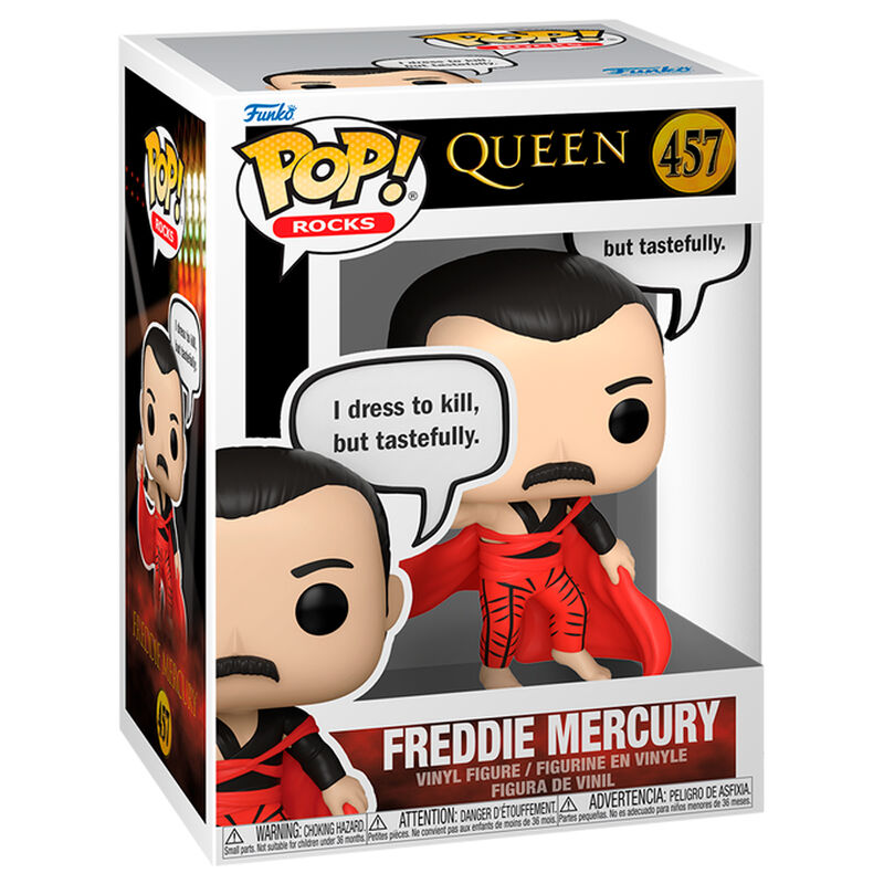 Funko Pop! Music: Rocks - Freddie Mercury (I Dress To Kill, But Tastefully) #457