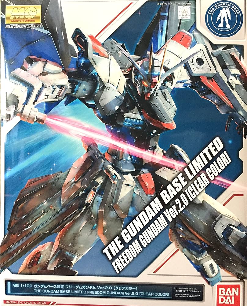 Bandai: Gunpla - Freedom Gundam Ver. 2.0 Master Grade [MG] 1/100 [Clear Color] Model Kit