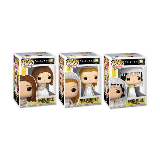 Funko Pop! Television: Friends (Wedding Gowns) - Rachel Green / Phoebe Buffay / Monica Geller