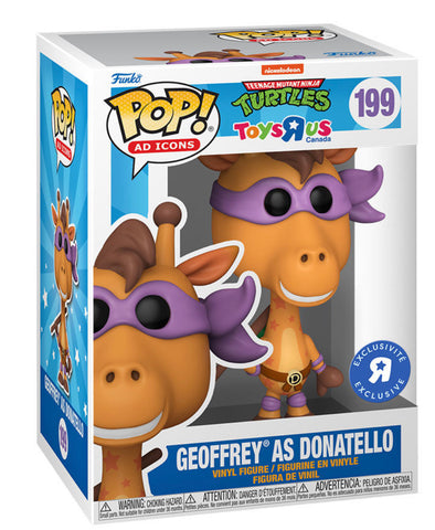 Funko Pop! TMNT TOYSRUS EXCLUSIVE GEOFFREY AS DONATELLO #199