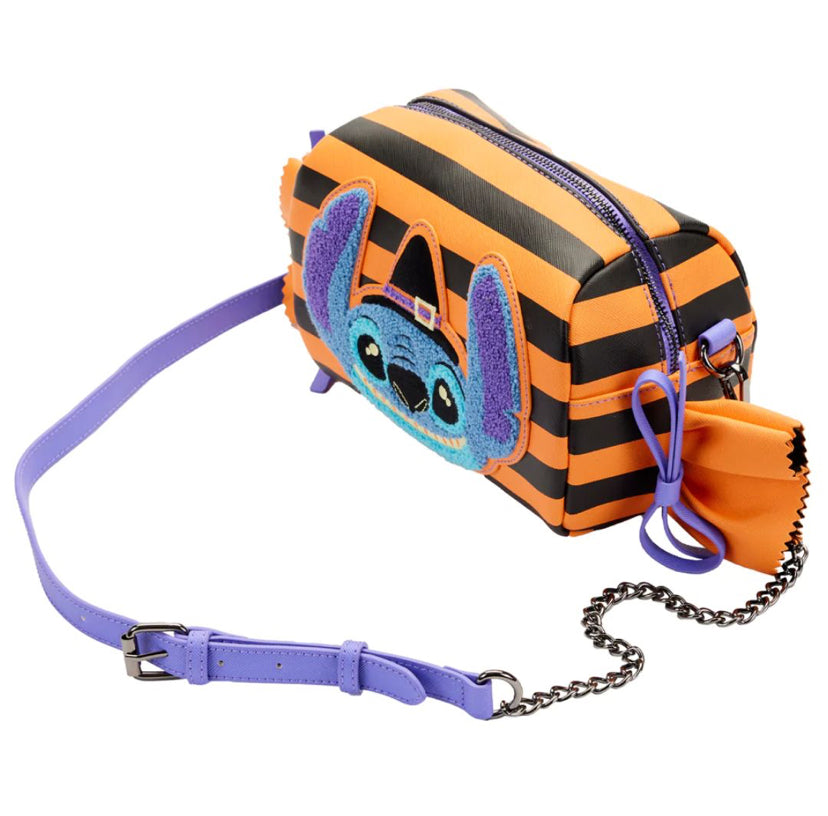 Loungefly: Disney - Lilo & Stitch Striped Halloween Candy Wrapper Bag