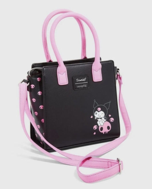 Loungefly: Sanrio - Kuromi Satchel Purse Crossbody Bag
