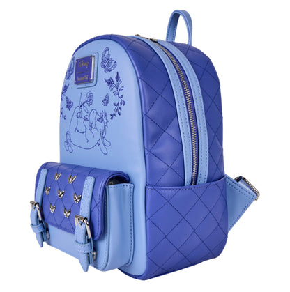 Loungfly: Winnie The Pooh - Floral Eeyore Quilted Texture Mini Backpack