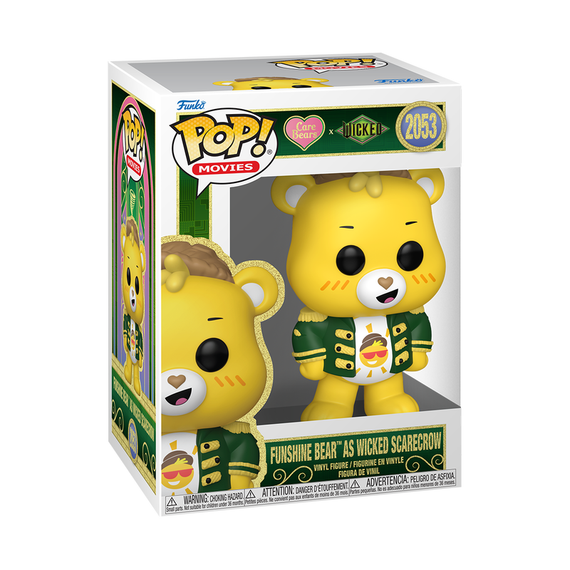 Funko Pop! Care Bears x Wicked - Grumpy Bear (Tin Man) / Tenderheart (Cowardly Lion) / Funshine (Scarecrow) / Love-A-Lot (Glinda) / Good Luck (Elphaba) *PREORDER*