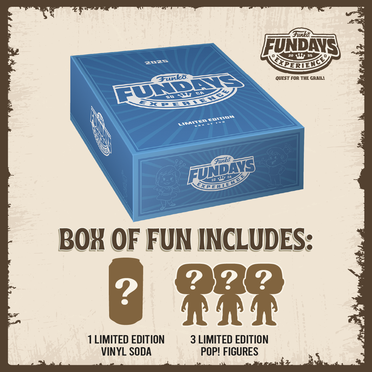 Funko Pop! Fundays Experience 2025 Box Of Fun *PREORDER*