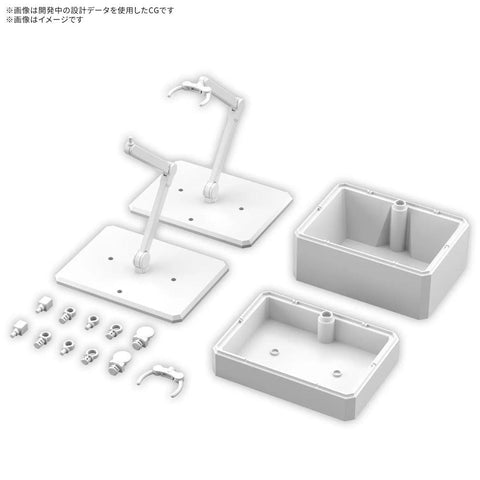 Bandai Action Base 7 & Option Box 1 [White] *Pre-Order*