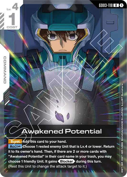 Gundam GCG - Awakened Potential GD03-118