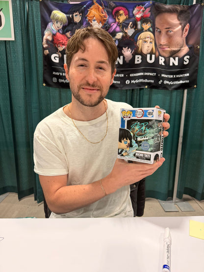 Funko Pop! Anime: Demon Slayer - Muichiro Tokito #1858 [Funko Special Edition] SIGNED BY GRIFFIN BURNS