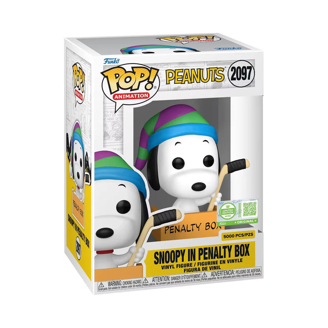 Funko Pop! Animation: Peanuts - Snoopy In Penalty Box #2097 [Funko Limited Edition - 5,000pcs]