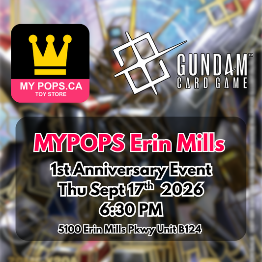 Gundam TCG - 1st Anniversary Event - Erin Mills - Thu Sept 17th @ 6:30pm