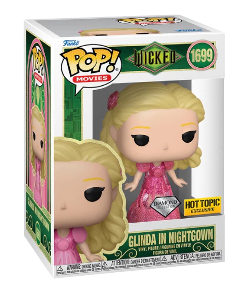 Funko Pop! Movies: Wicked - Glinda In Nightgown (Diamond) #1699 [Hot Topic Exclusive] *PREORDER*