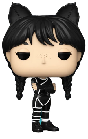 Funko Pop! Television: Wednesday - Wednesday Addams (Cat Costume) #1585 [2024 NYCC Fall Convention Exclusive] *PREORDER*
