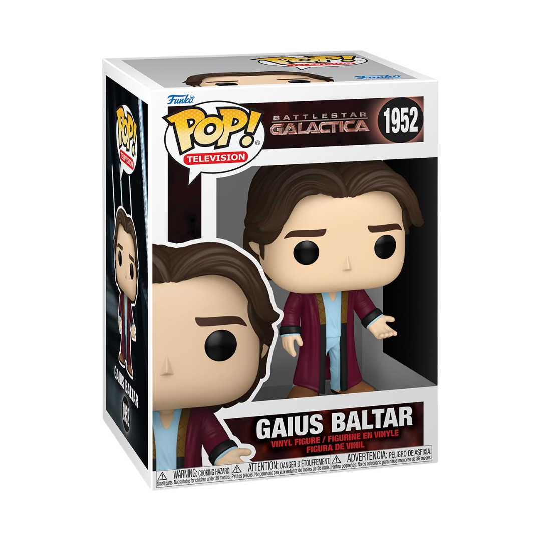 Funko Pop! Television: Battlestar Galactica - Cylon (Metallic) / Gaius Baltar / Kara "Starbuck" Thrace / Six *PREORDER*