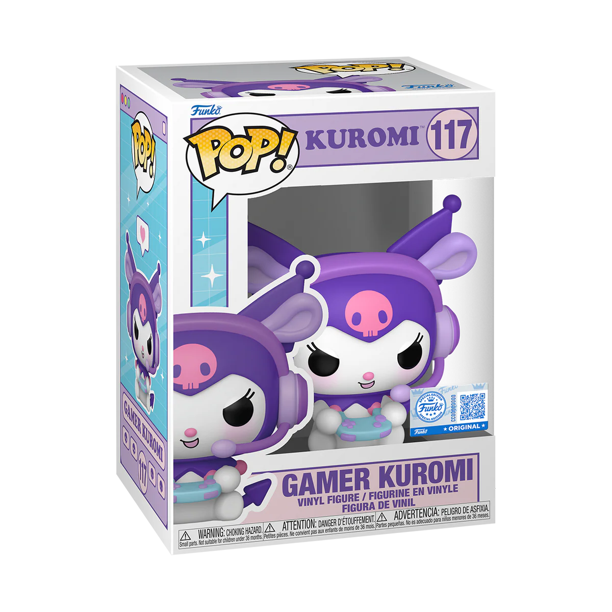Funko Pop! Sanrio: Kuromi - Gamer Kuromi #117 [Funko Special Edition] *PREORDER*