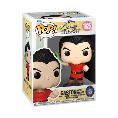 Funko Pop! Disney: Beauty And The Beast (35th Anniversary) - Belle At Fountain / Gaston / Beast / Mrs. Potts with Chip *PREORDER*