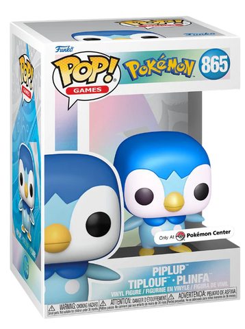 Funko Pop! Games: Pokemon - Piplup (Pearlescent) #865 [Pokemon Center Exclusive]