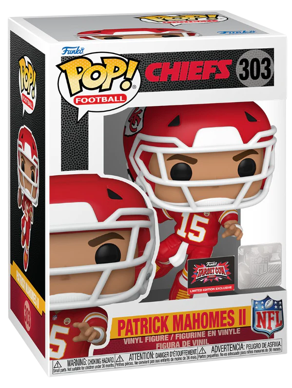 Funko Pop! Sports: NFL - Patrick Mahomes II (Chiefs) #303 [2025 TargetCon Exclusive] *PREORDER*