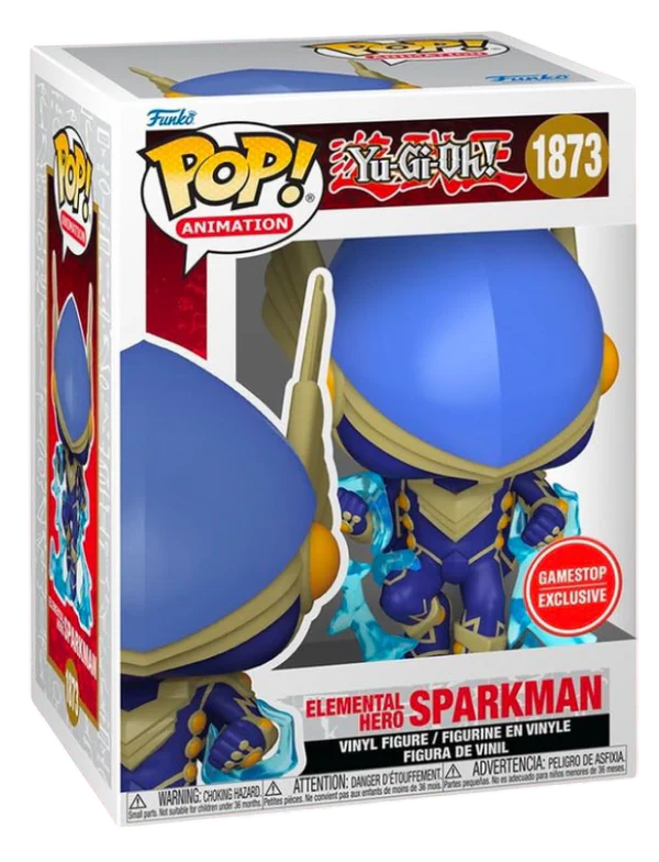 Funko Pop! Anime: Yu-Gi-Oh - Elemental Hero Sparkman #1873 [GameStop Exclusive] *PREORDER*