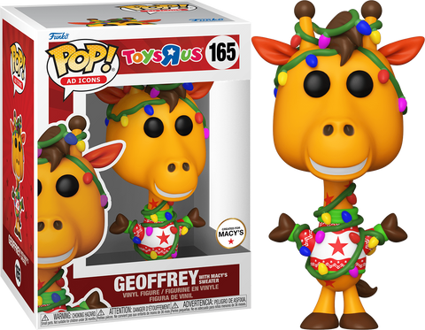 Funko Pop! TOYSRUS EXCLUSIVE GEOFFREY WITH MACY'S SWEATER #165