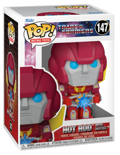 Funko Pop! Retro Toys: Transformers - Hot Rod with Matrix / Cyclonus / 6" Omega Supreme *PREORDER*