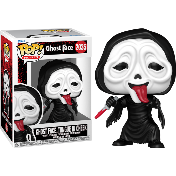Funko Pop! Movies: Horror - Ghost Face (Tongue In Cheek) #2035 *PREORDER*