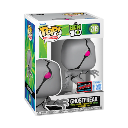 Funko Pop! Television: Ben 10 - Ghostfreak #2119 [2025 New York Comic Con NYCC Official Convention Exclusive] *PREORDER*